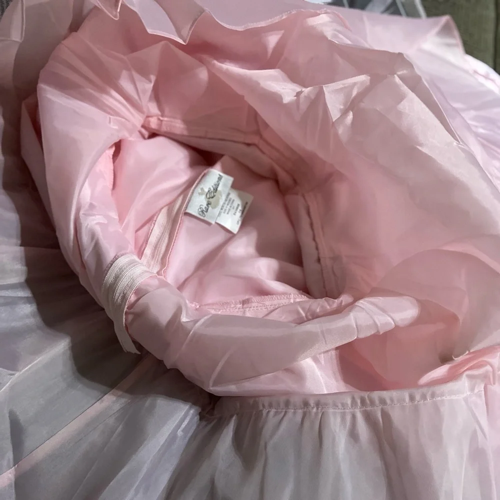 Rare editions pink girls flare dress